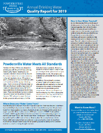 Water Quality Report 2019